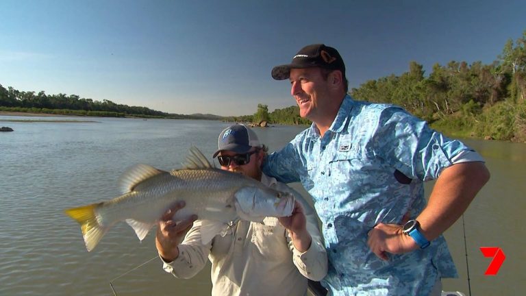 Chasing Barra on Burdekin River