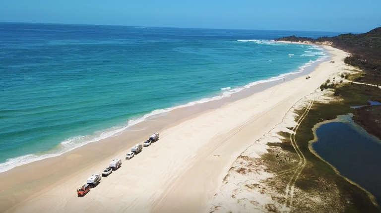 Moreton Island Caravanning