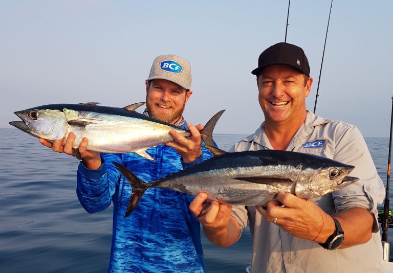 Spinning for Longtail Tuna in Moreton Bay