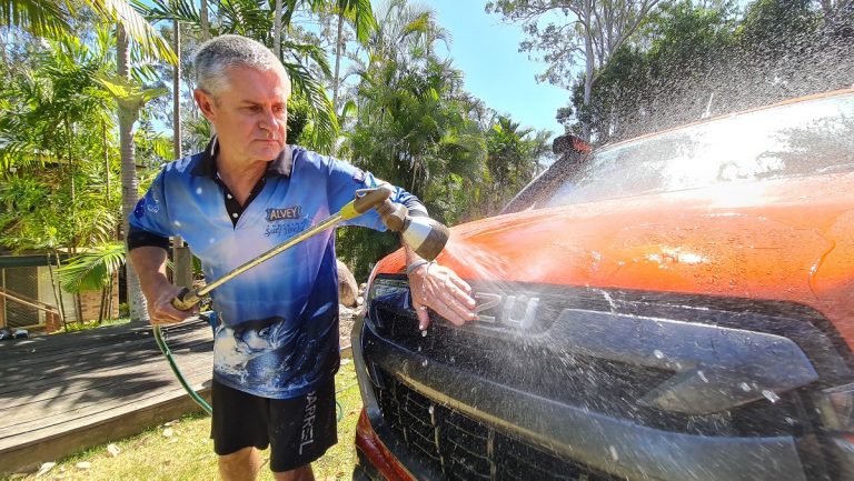 Post-Beach Car Cleaning